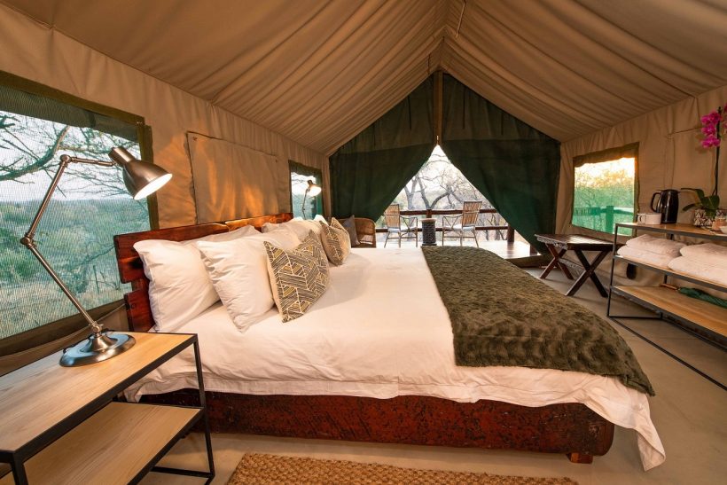 Inside Tent