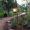 Walkway to tents