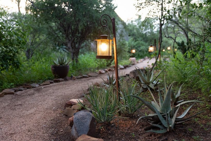 Walkway to tents